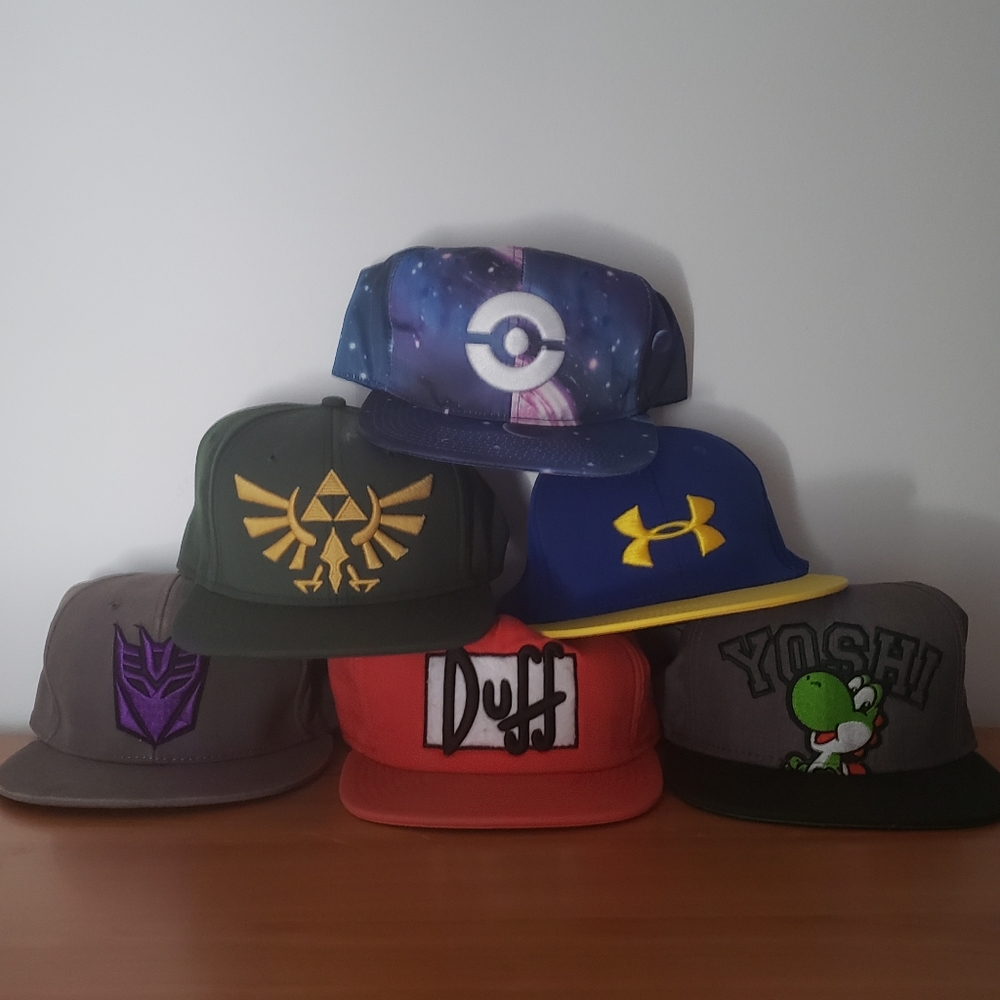 6 snapbacks for sale